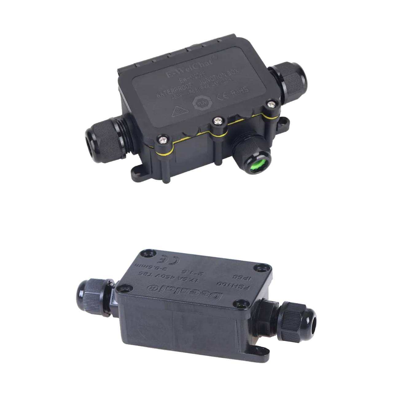 Electrical Waterproof Junction Box For Cable Connector 3 Way / 2 Way Electrical Waterproof Junction Box For Cable Connector 3 Way / 2 Way